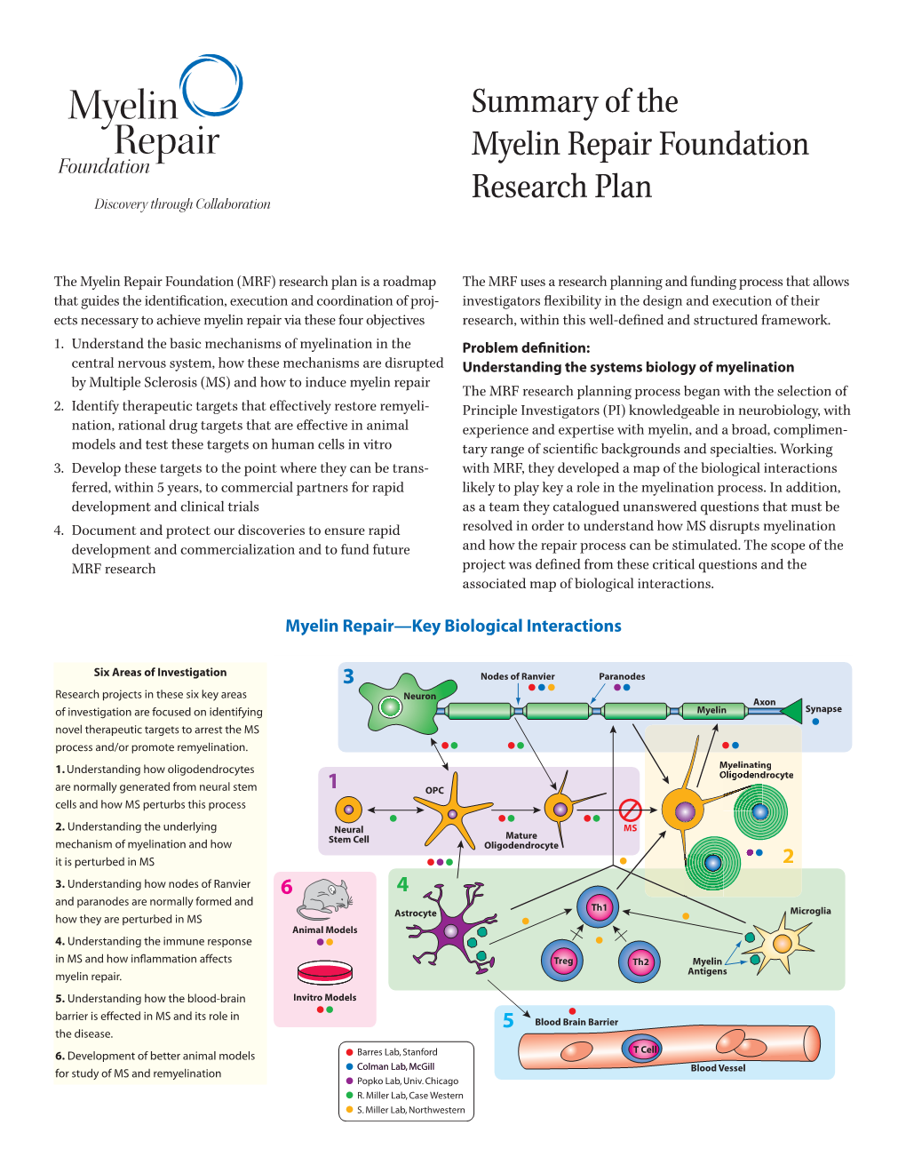 Research Plan Summary