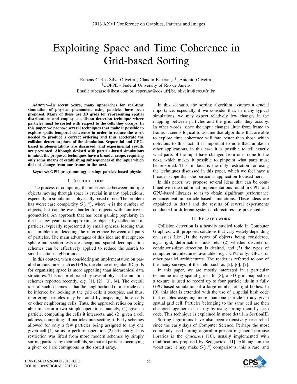 Exploiting Space and Time Coherence in Grid-Based Sorting