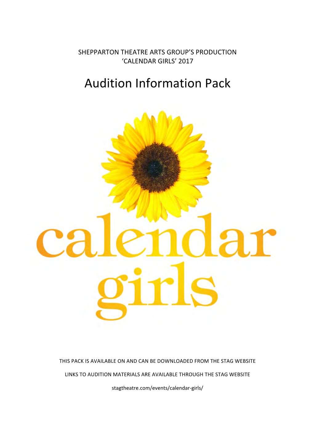 CGS Audition Info Pack
