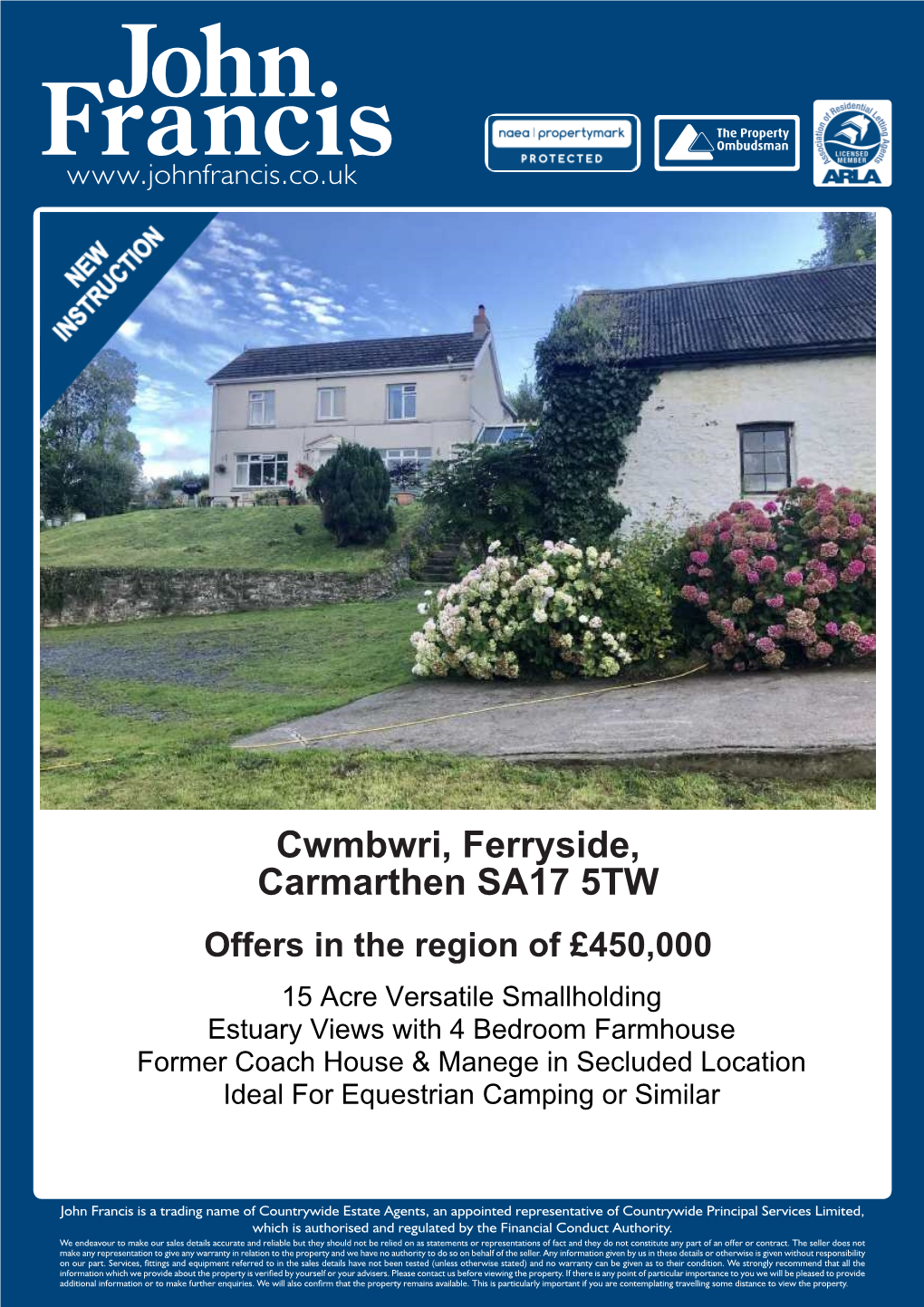 Cwmbwri, Ferryside, Carmarthen SA17