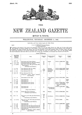 New Zealand Gazette