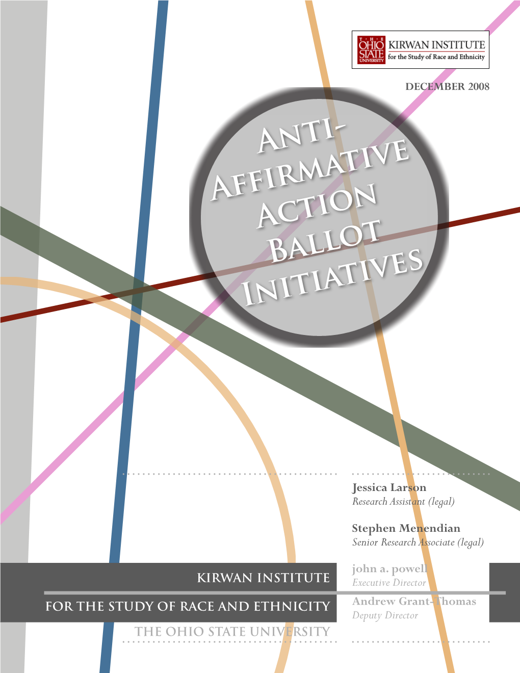 Anti- Affirmative Action Ballot Initiatives