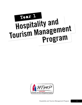 Hospitality and Tourism Management Program