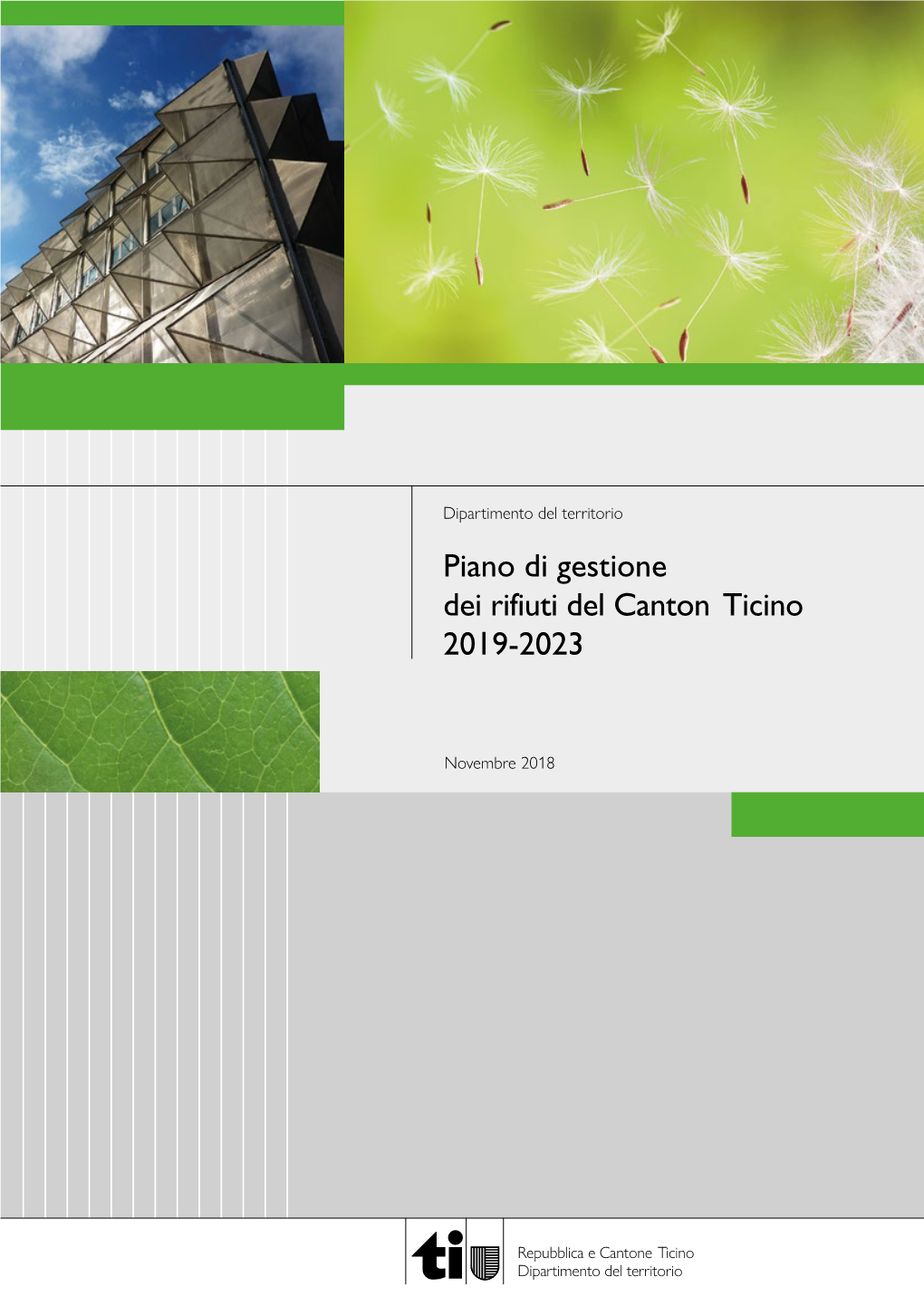 Piano Di Gestione Dei Rifiuti Del Canton Ticino 2019-2023