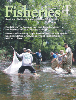 American Fisheries Society • Guidelines For