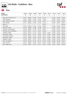 Horaires De Lignes