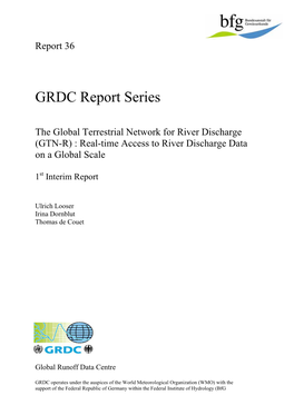 GRDC Report Series