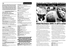 Global Resistance 2005