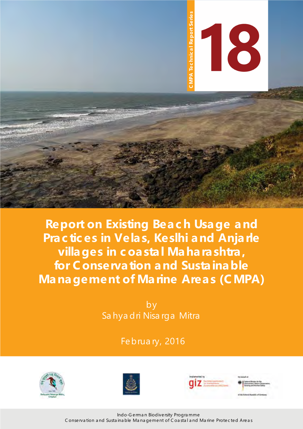 Report on Existing Beach Usage and Practices in Velas, Keslhi And