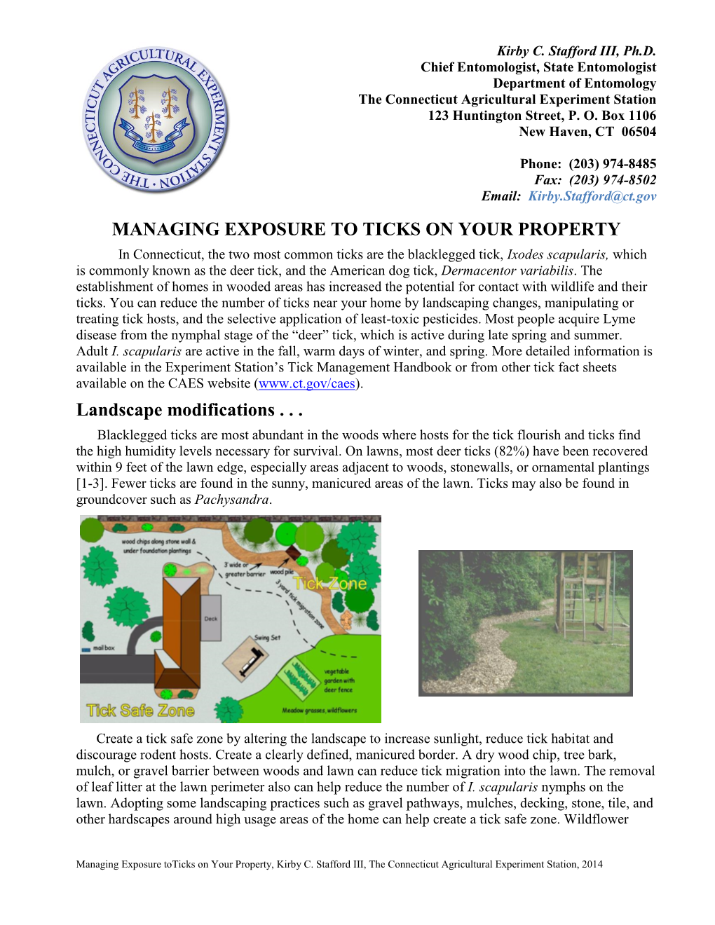 Managing Exposure to Ticks on Your Property