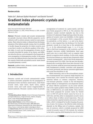 Gradient Index Phononic Crystals and Metamaterials