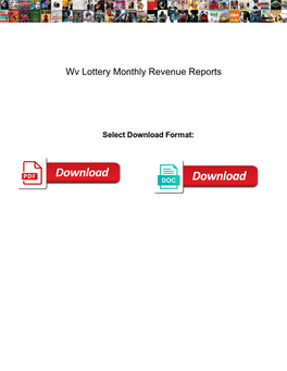 Wv Lottery Monthly Revenue Reports