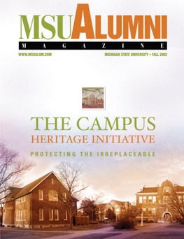 MSU Alumni Magazine, Fall 2003 Issue