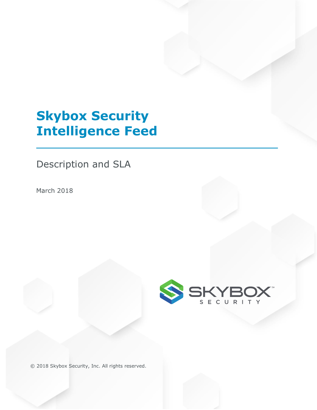 Skybox Security Intelligence Feed