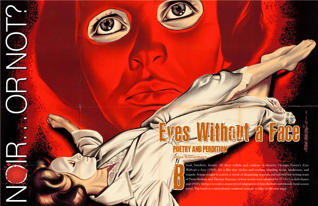 Eyes Without a Face Poetry and Perdition Steve Kronenberg
