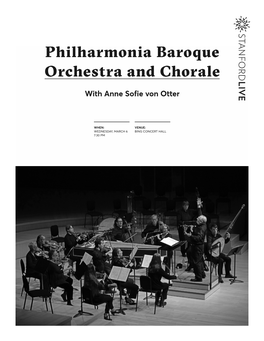 Philharmonia Baroque Orchestra and Chorale