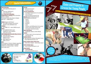 Clubs and Projects in Craven for Young People