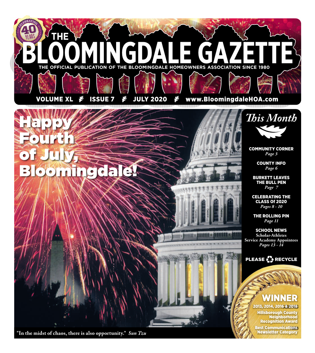 Happy Fourth of July, Bloomingdale!