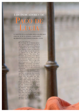 Revista 2 Pag 4-13 Los Indicadores De Paco De Lucía