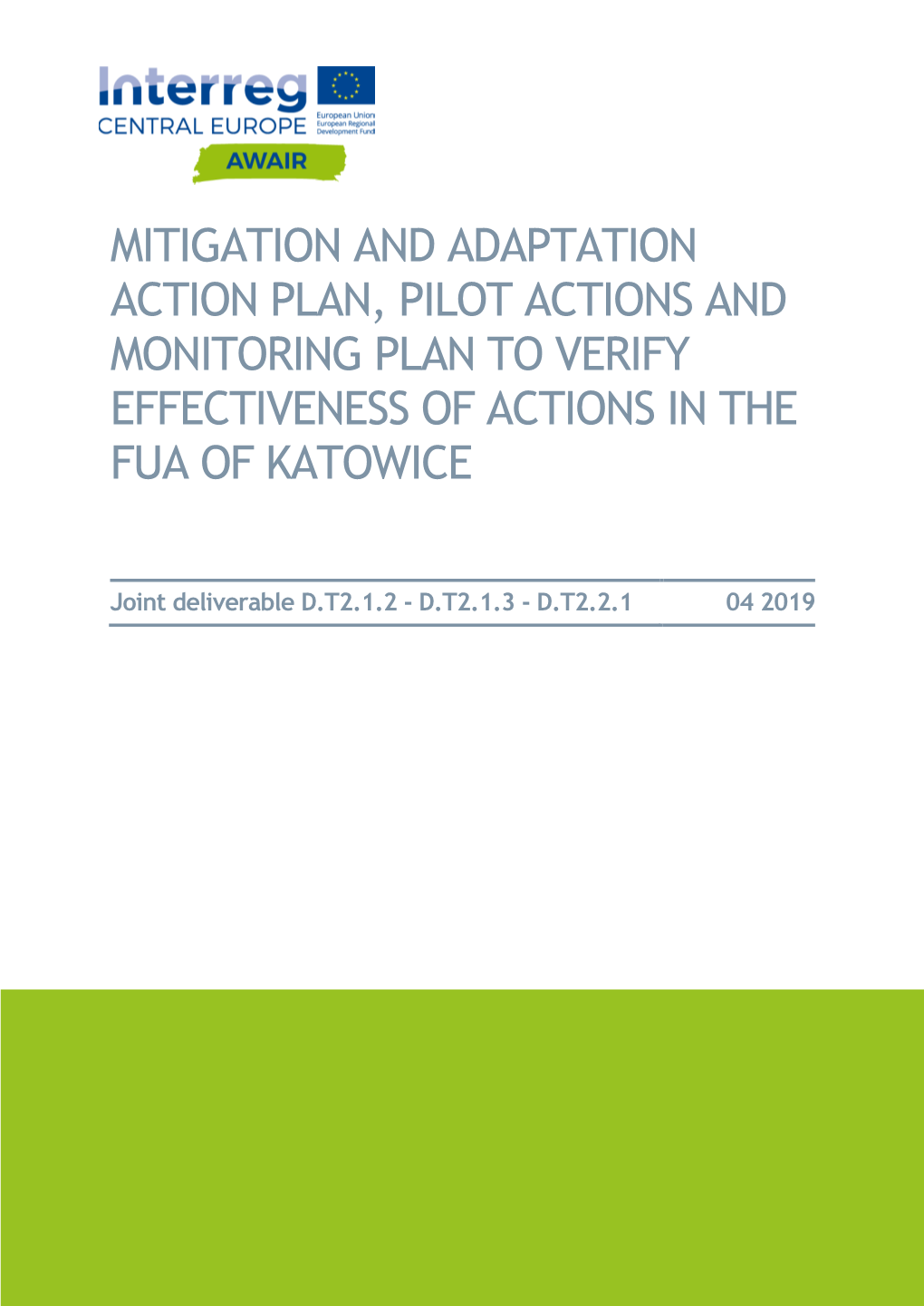 Katowice-Operational Plan