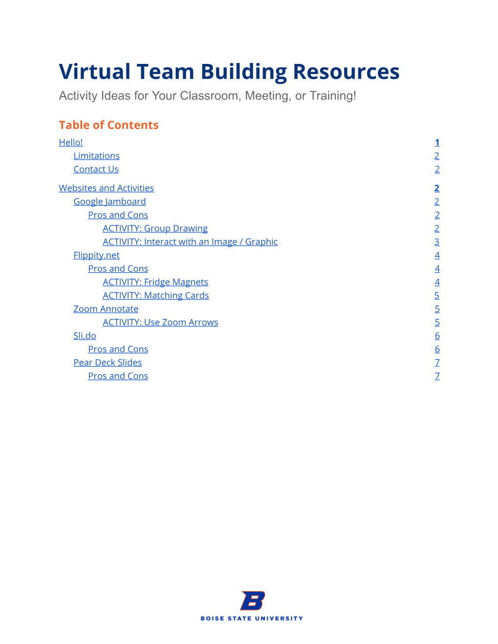 Virtual Team Building Resources Activity Ideas for Your Classroom, Meeting, Or Training!