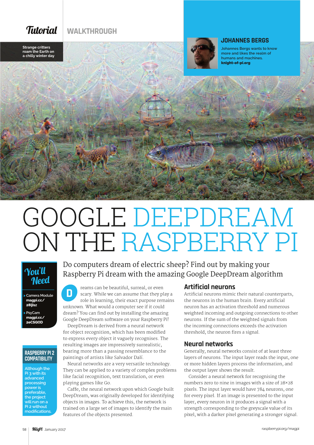 Google Deepdream on Theraspberry Pi