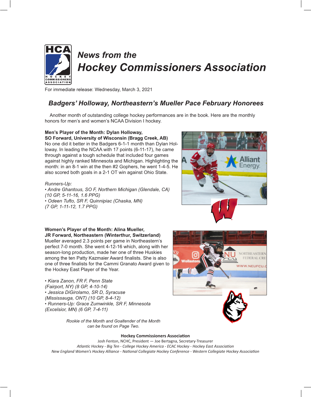 Hockey Commissioners Association