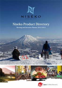 Niseko Product Directory Meeting and Incentive Planner 2012/2013 羊蹄山と尻別川 Mt