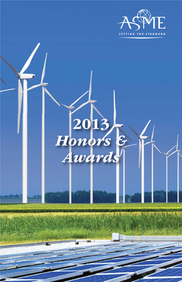 2013 Honors & Awards