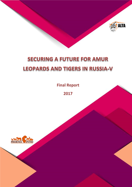 Amur Tiger and Leopard Populations Through Anti-Poaching and Environmental Education Activities