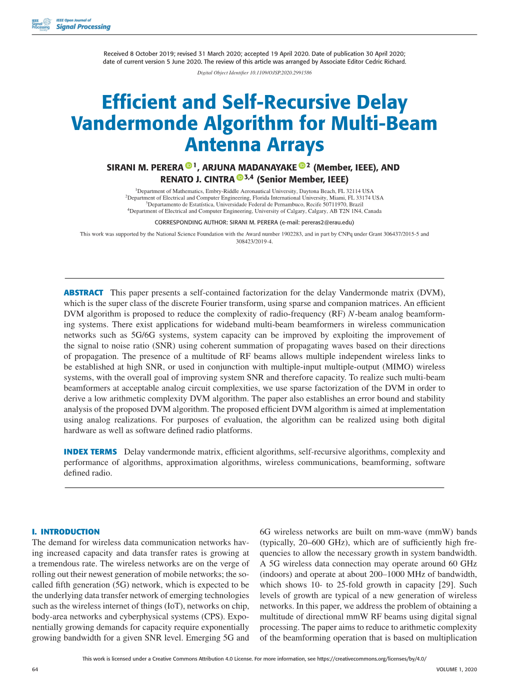 Efficient and Self-Recursive Delay Vandermonde Algorithm for Multi-Beam Antenna Arrays