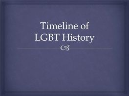 LGBT History