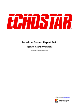 Echostar Annual Report 2021