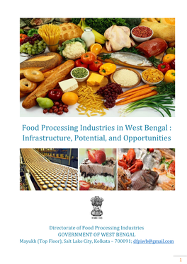 Food Processing Industries in West Bengal : Infrastructure, Potential, and Opportunities