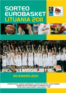 Sorteo Eurobasket Lituania 2011