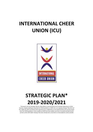 ICU Strategic Plan 2019-2020:2021