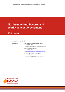 Northumberland Child Poverty Assessment