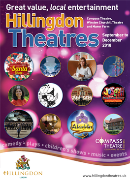 Sep-Dec 2018 Hillingdon Theatres