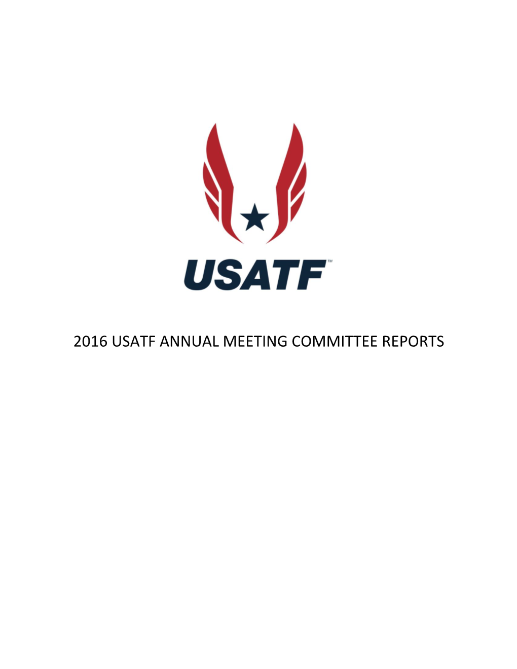 2016 Usatf Annual Meeting Committee Reports