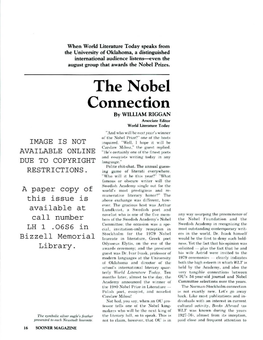 The Nobel Connection