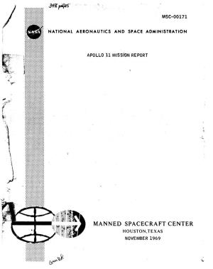 Apollo 11 Mission Report November 1969