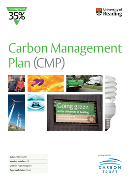 Carbon Management Plan (C M P)