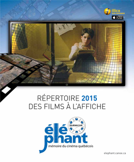 Répertoire 2015 Des Films À Llaffiche