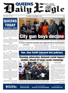 City Gun Buys Decline