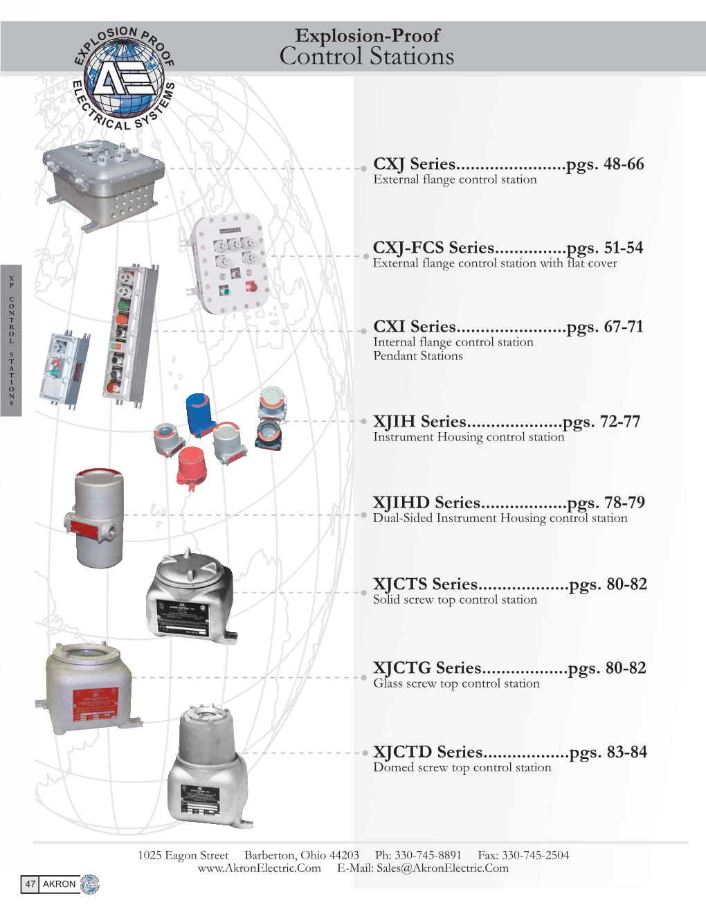 Explosion-Proof Control Stations CXJ Series