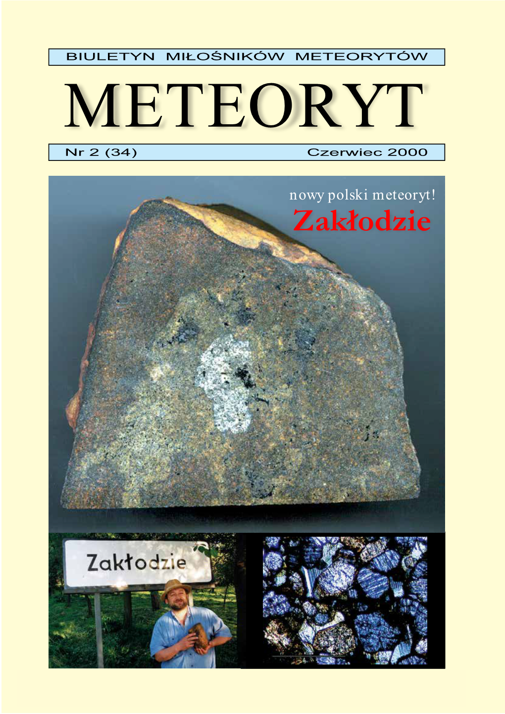 METEORYTÓW METEORYT Nr 2 (34) Czerwiec 2000