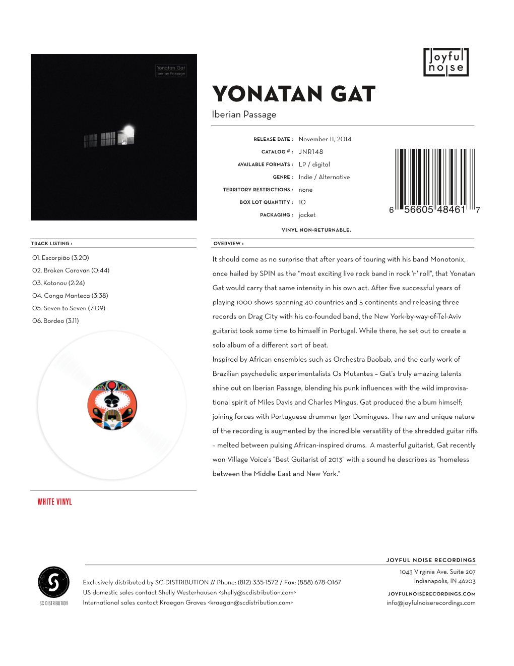 Yonatan Gat Iberian Passage