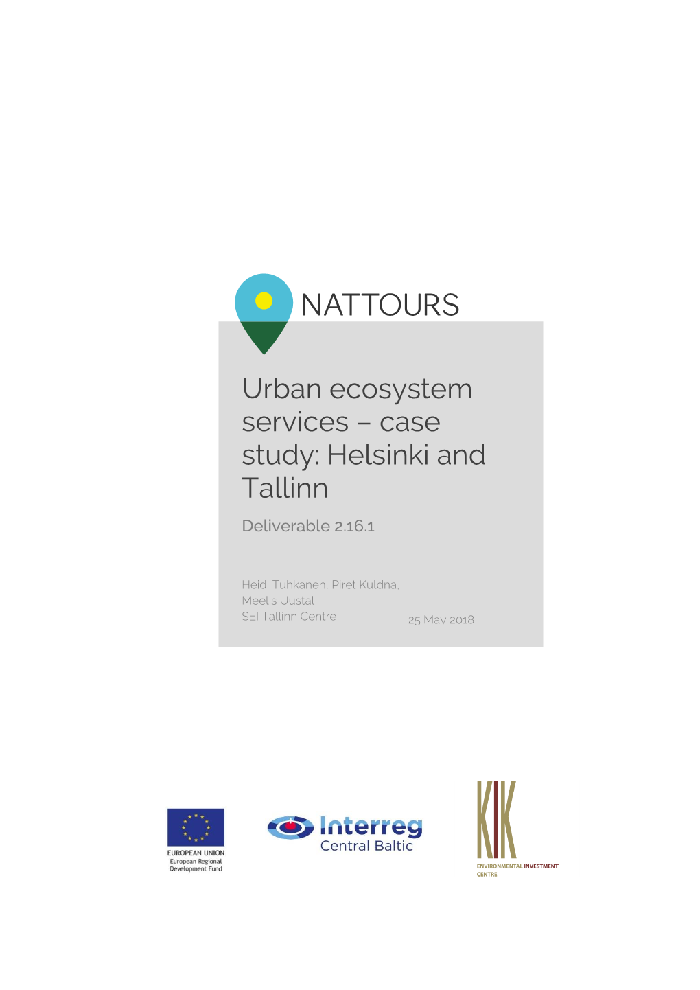 Urban Ecosystem Services – Case Study: Helsinki And