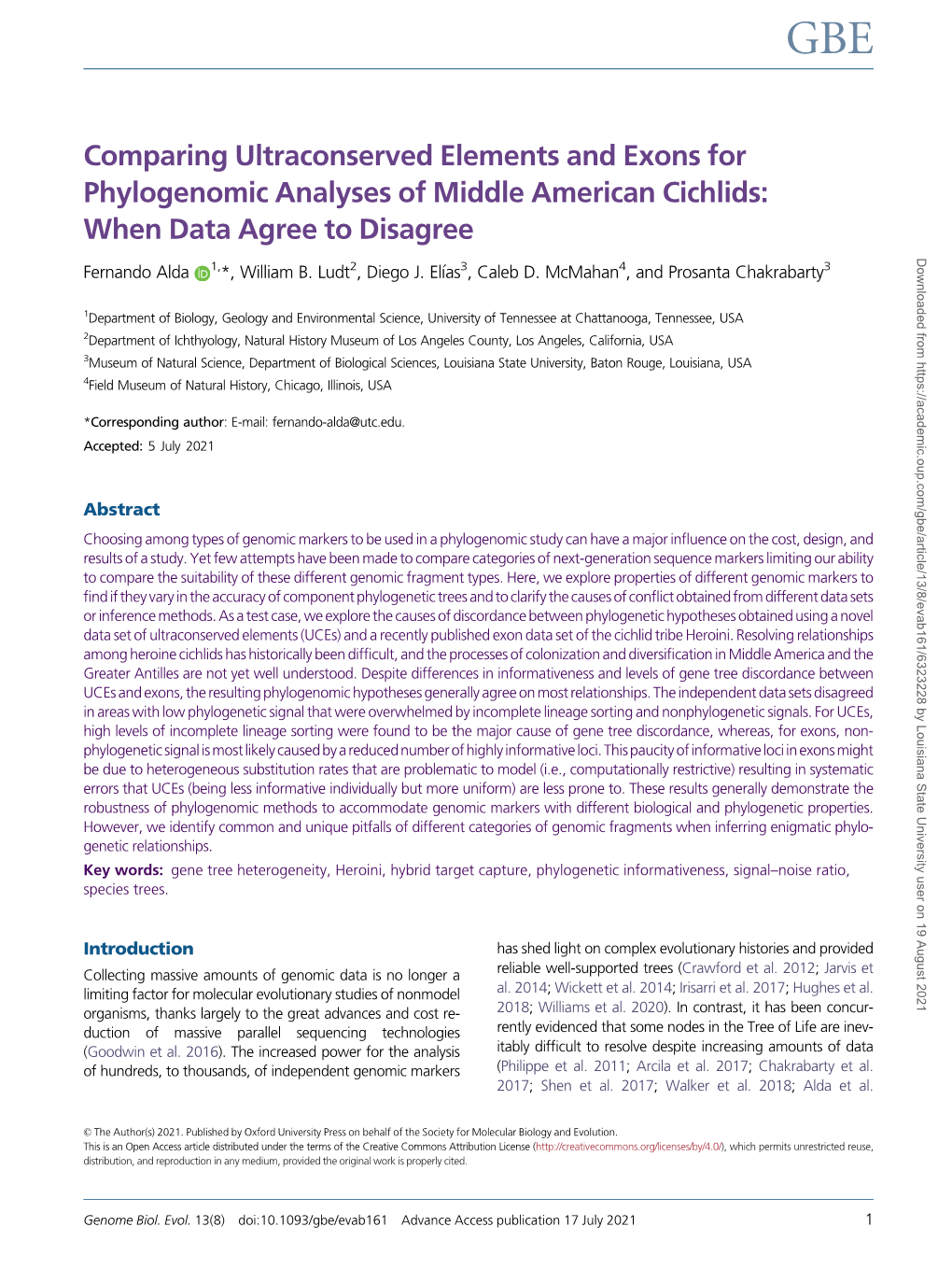 Comparing Ultraconserved Elements and Exons for Phylogenomic