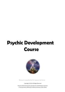 Psychic Development Course Page 2